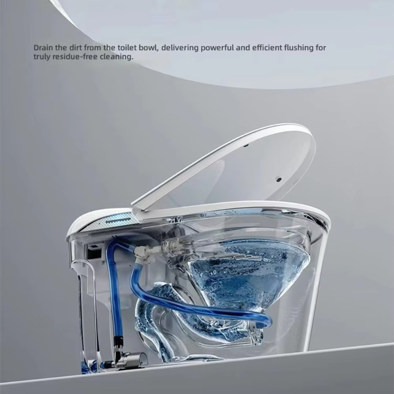 Smart Home Control - Sleek Floor Mounted Intelligent Smart Toilet