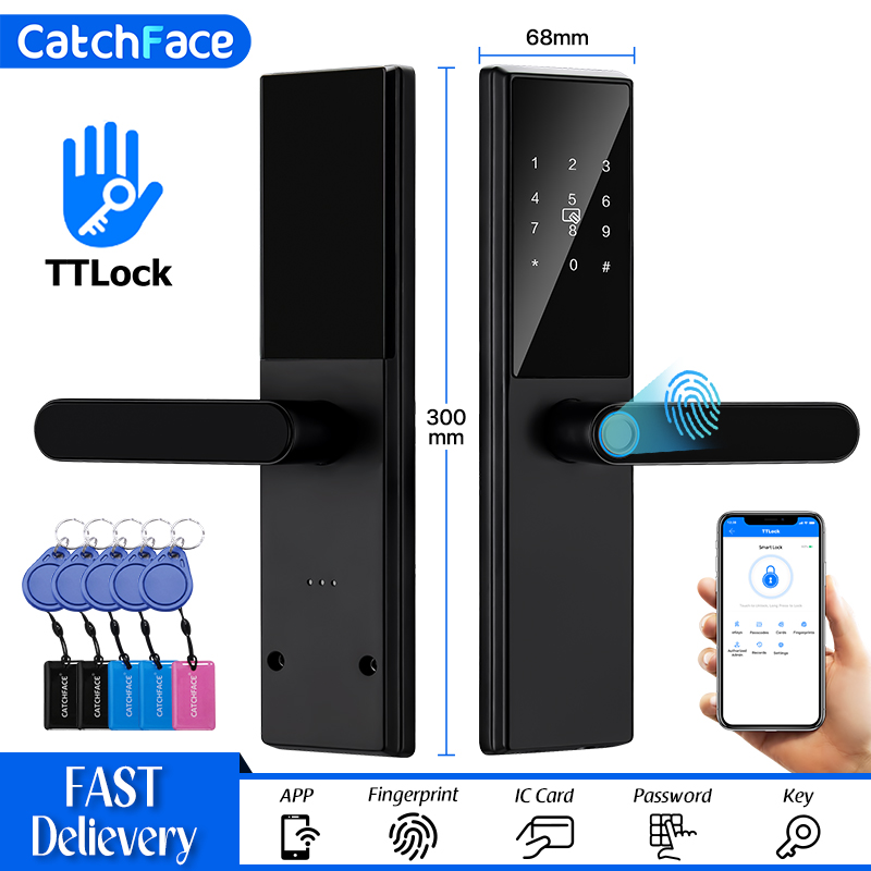 Smart Home Keyestudio - Bluetooth Fingerprint Door Lock TTLock App