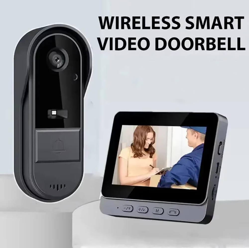 Wire-Free 2.4G Smart Doorbell  - đánh giá và giá Smart Home Video Doorbell Installation