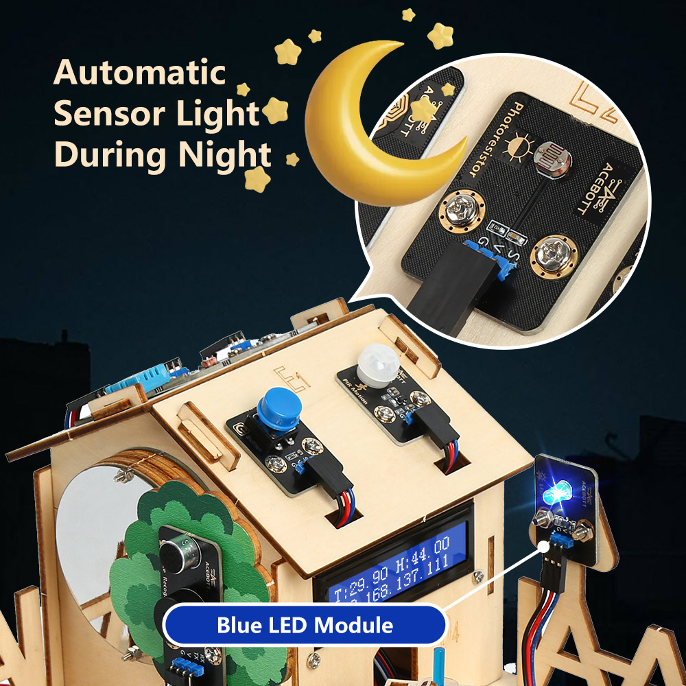 ACEBOTT Smart Home STEM STEAM  - đánh giá và giá Smart Home Keyestudio