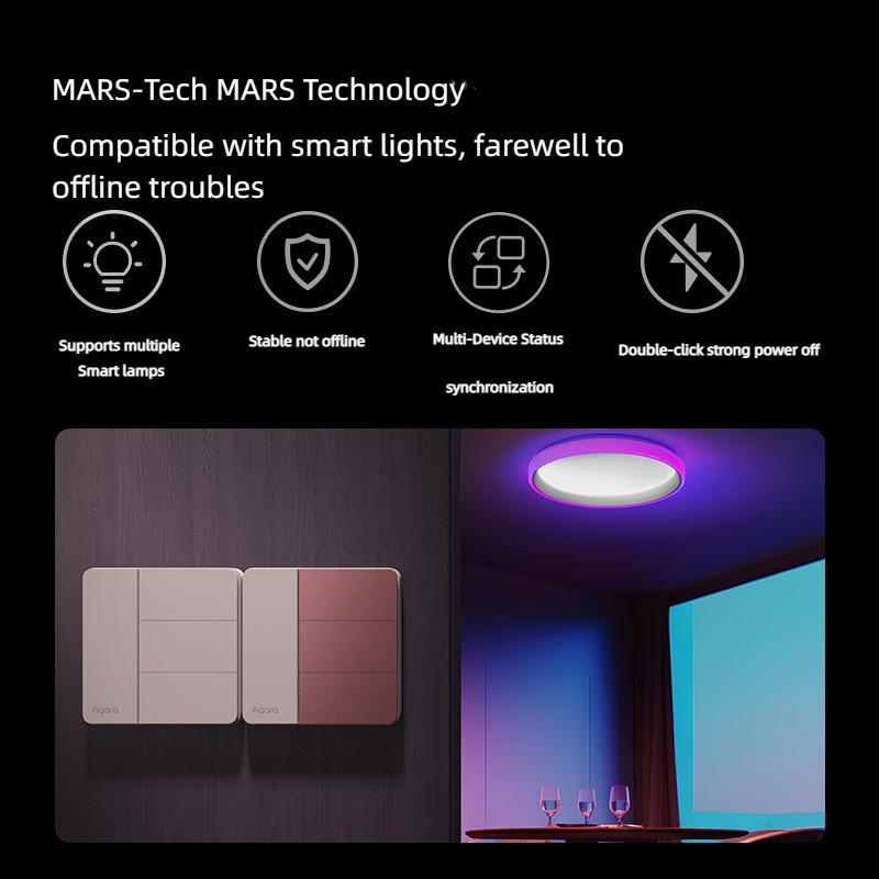 Aqara Smart Wall Switch Z1 Mor - đánh giá và giá Smart Home Knx