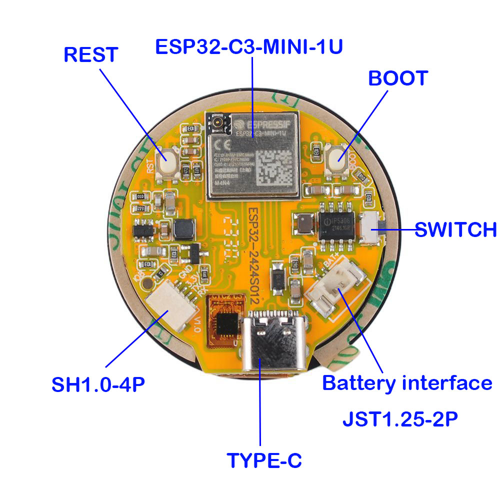 ESP32 Display 1.28 inch ESP32- - đánh giá và giá Smart Home Monitoring