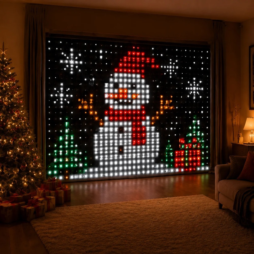 LED Pixel Curtain Lights Bluet - đánh giá và giá Smart Home Control