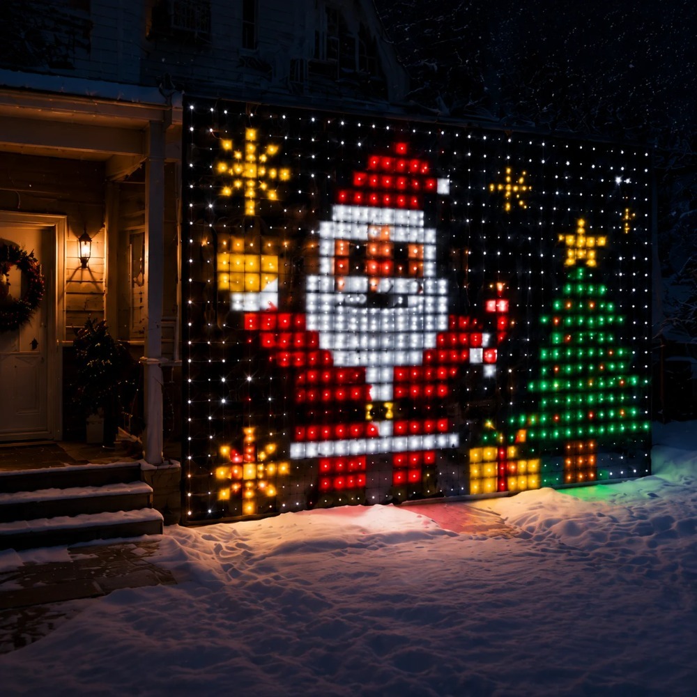 LED Pixel Curtain Lights Bluet - đánh giá và giá Smart Home Control