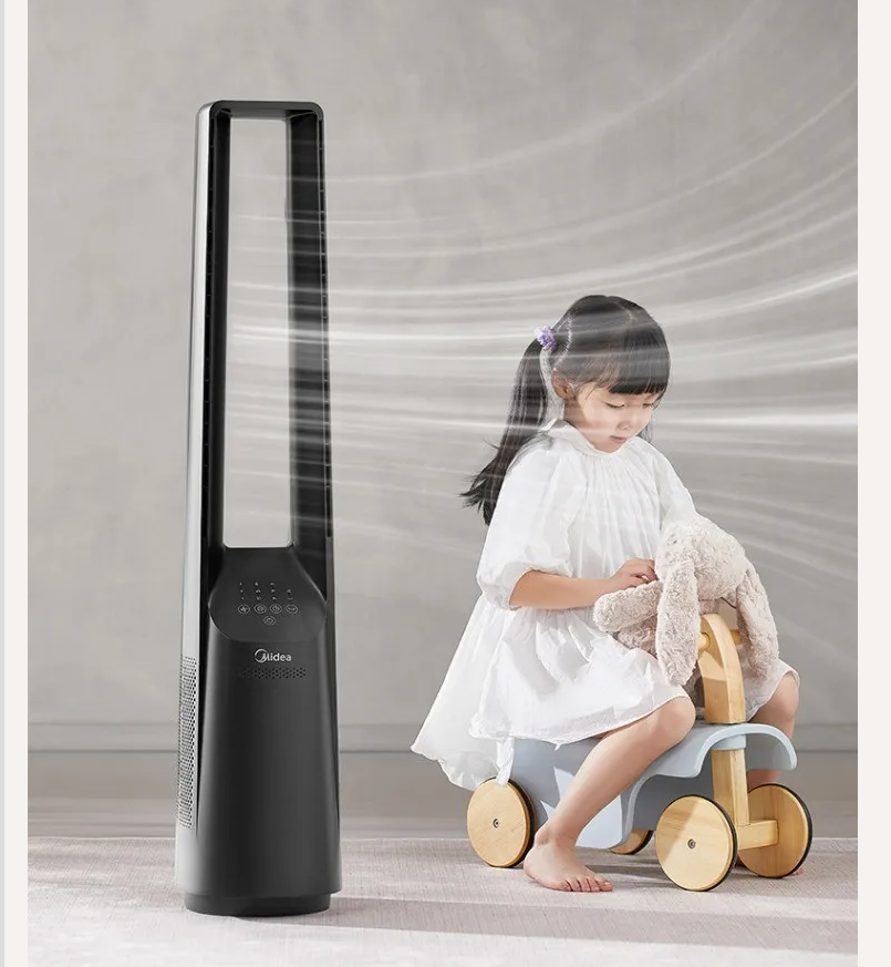 220V Midea Bladeless Fan Tower - đánh giá và giá Smart Home Midea