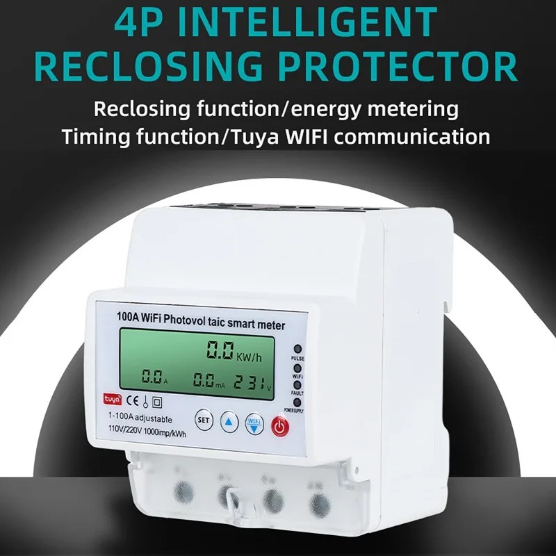4P 1-100A WiFi Photovoltaic Sm - đánh giá và giá Smart Home Monitoring