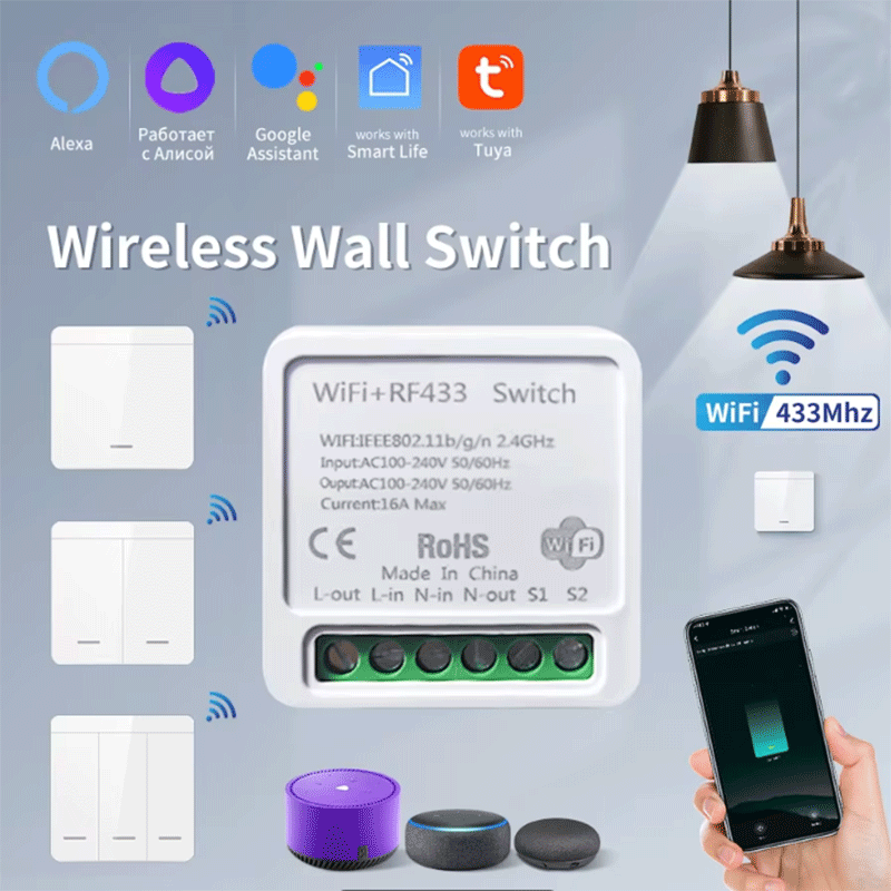 Tuya WiFi Smart Light Switch S - đánh giá và giá Smart Home Button