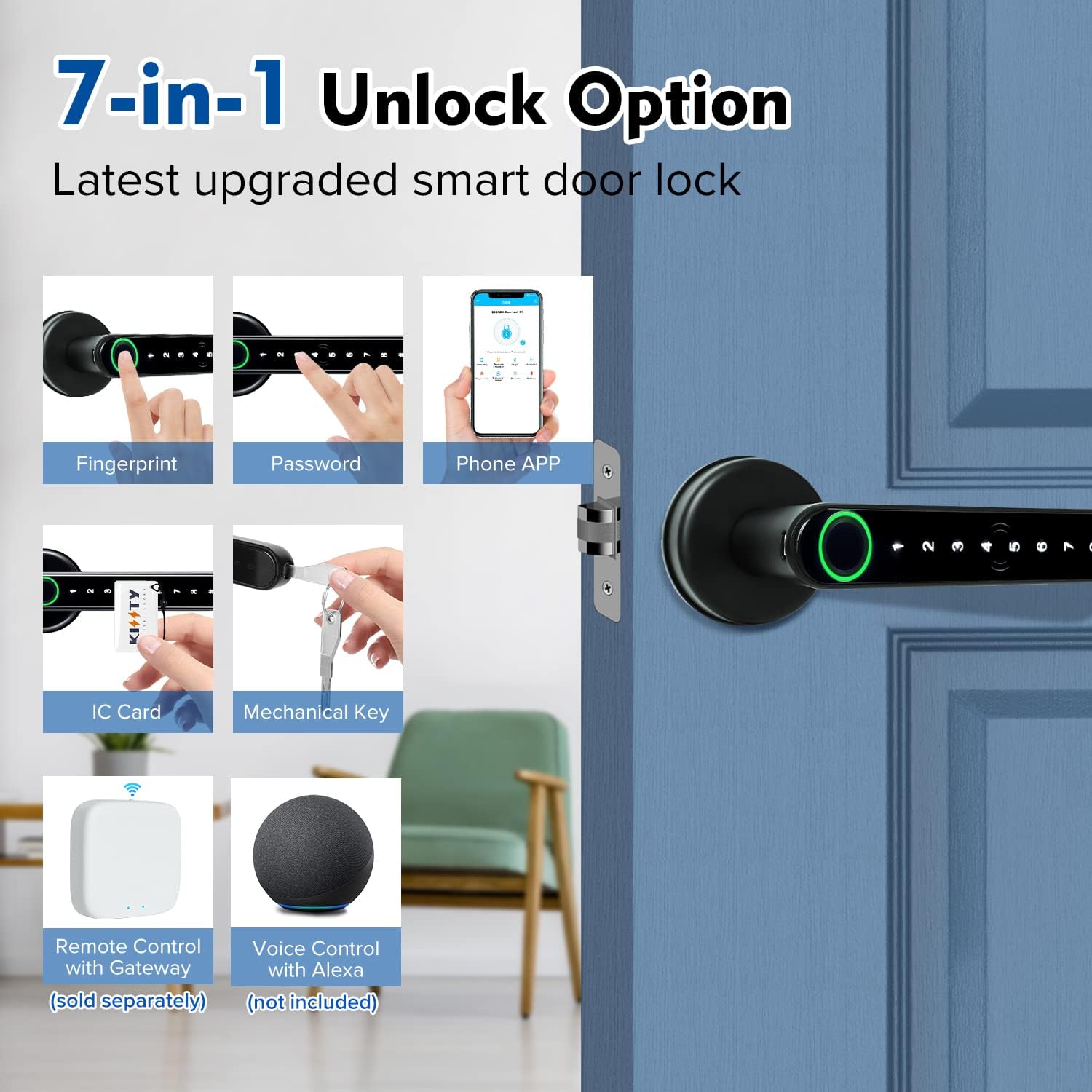 Smart Fingerprint Door Lock Ha - đánh giá và giá Smart Home Keyestudio