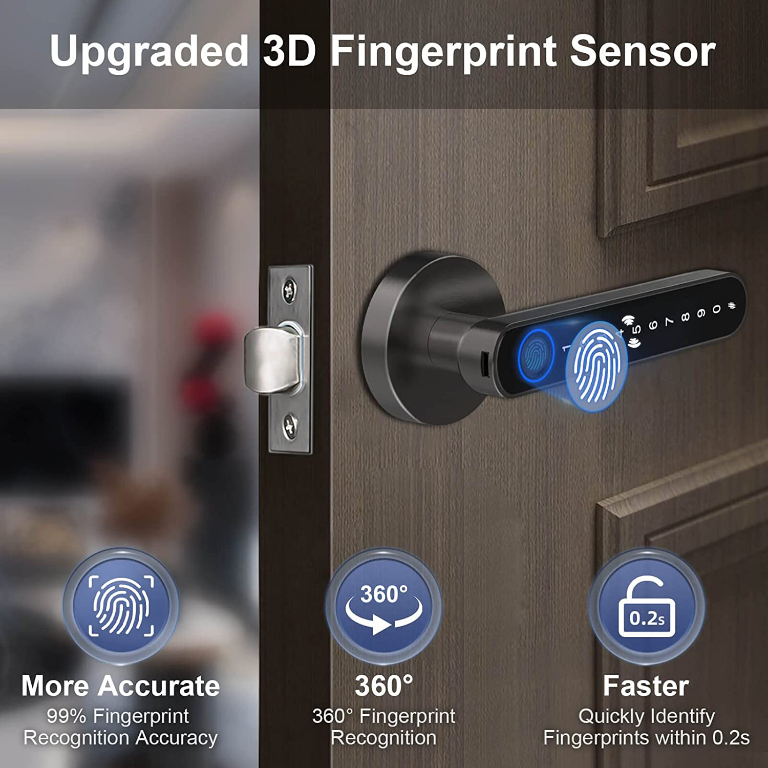 Smart Fingerprint Door Lock Ha - đánh giá và giá Smart Home Keyestudio