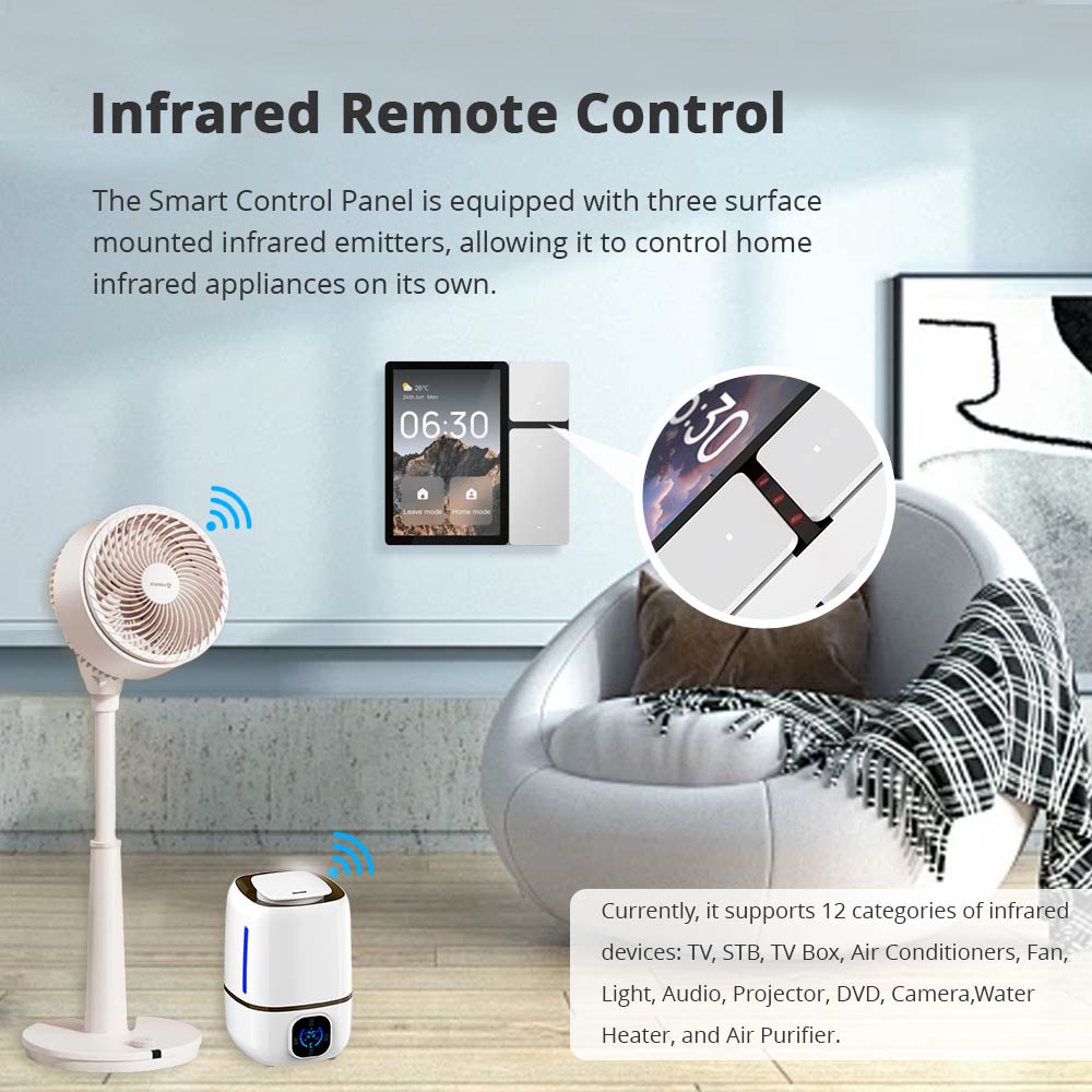 Zemismart 3.5 inch WiFi Smart  - đánh giá và giá Smart Home Knx