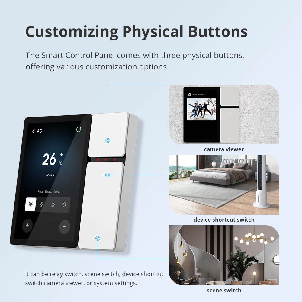 Zemismart 3.5 inch WiFi Smart  - đánh giá và giá Smart Home Knx