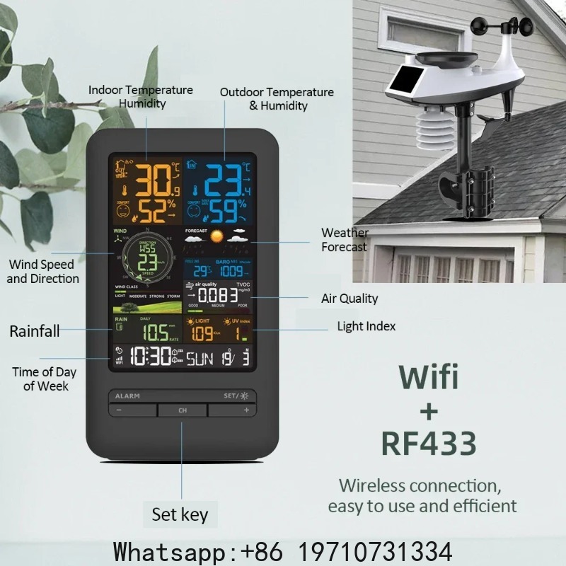 WiFi Smart Weather Station Sma - đánh giá và giá Smart Home Monitoring