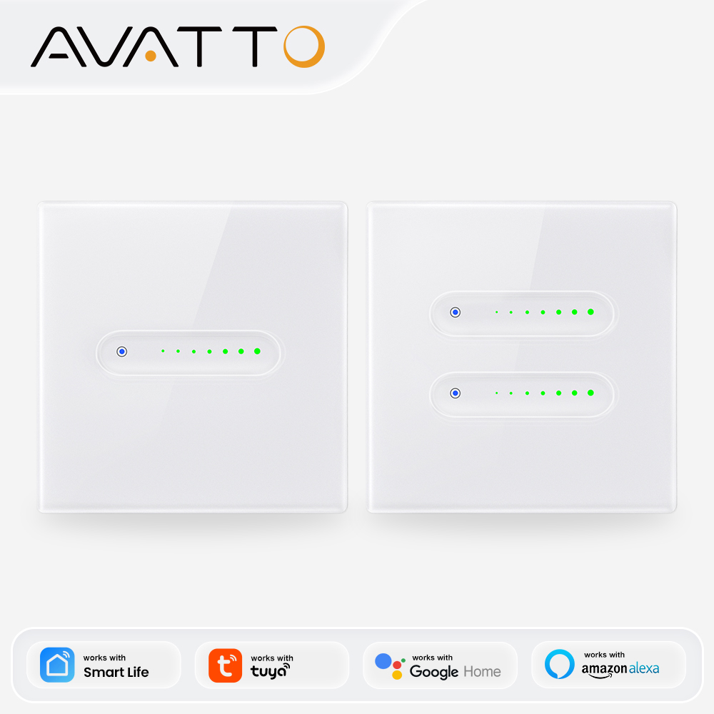 AVATTO WiFi 1/2 Gang Smart Dim - đánh giá và giá Smart Home Button