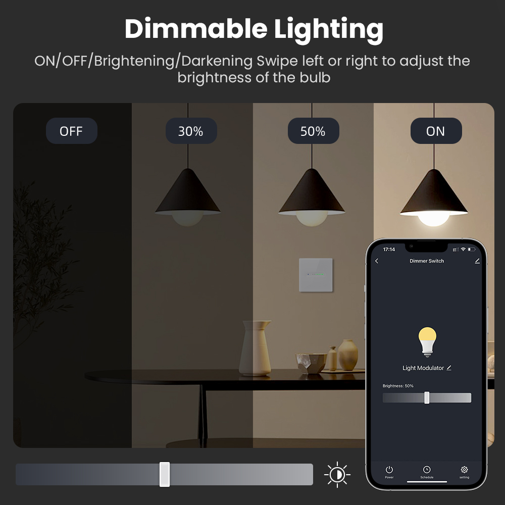 AVATTO WiFi 1/2 Gang Smart Dim - đánh giá và giá Smart Home Button