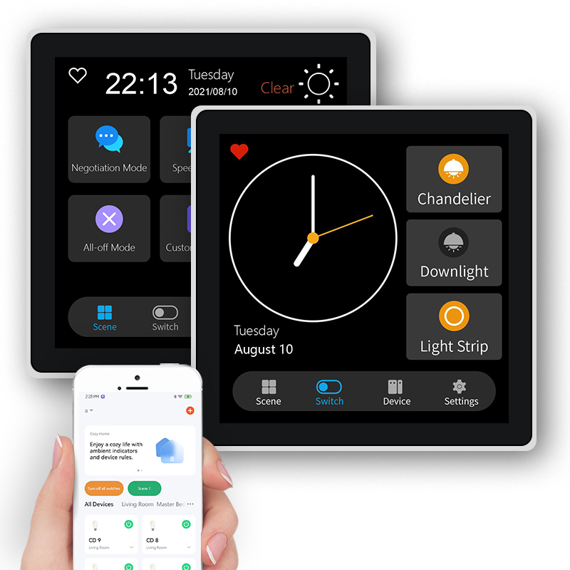 FUERS 4 Inch Touch Screen Mult - đánh giá và giá Smart Home Button