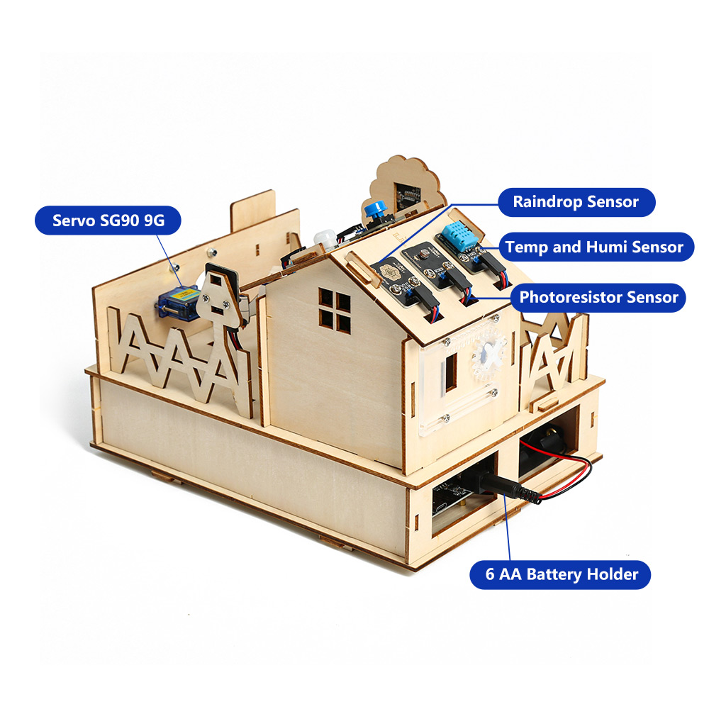 ACEBOTT DIY Smart Home Kit for - đánh giá và giá Smart Home Keyestudio