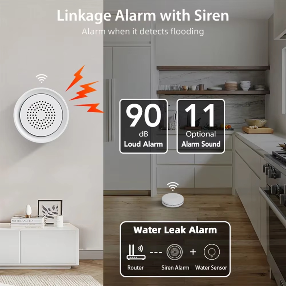 BTLIFE-Flood Detector With Sir - đánh giá và giá Smart Home Kit
