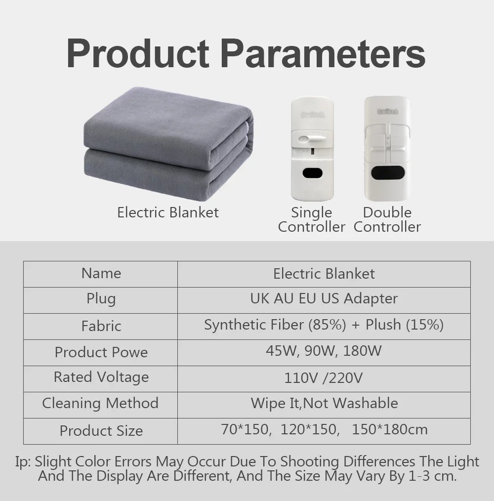 110V / 220V Electric Blanket S - đánh giá và giá Smart Home Fibaro