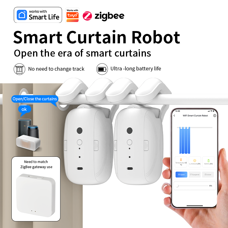 Zigbee Smart Curtain Driver Ro - đánh giá và giá Smart Home Button