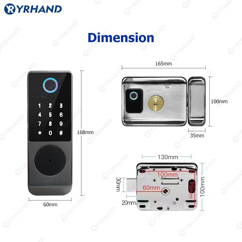 Tuya Smart lock Waterproof Wif - đánh giá và giá Smart Home Keyestudio