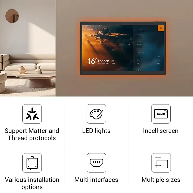 10.1 15.6 Inch Manual Android  - đánh giá và giá Smart Home Control
